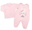 2-dílná soupravička G-baby košilka + dupačky Lovely Baby, světle růžová, vel. 62; 62 (2-3m)