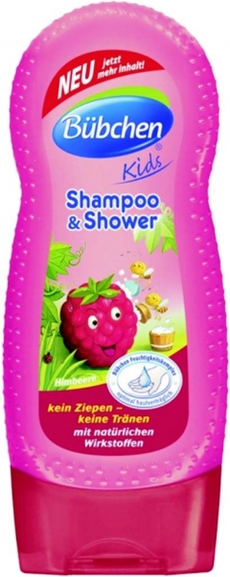 Bübchen dětský šampón a sprchový gel Malina -  230ml