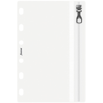 Filofax, Průhledná obálka na zip, kapesní, transparentní