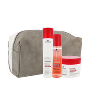 Schwarzkopf BC Bonacure Repair Rescue šampon 250 ml + kondicionér ve spreji 200 ml + maska na vlasy 200 ml + kosmetická taška