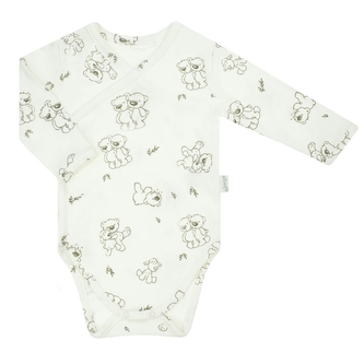 Zavinovací body dlouhý rukáv bavlna Olaf, Nicol, smetanové