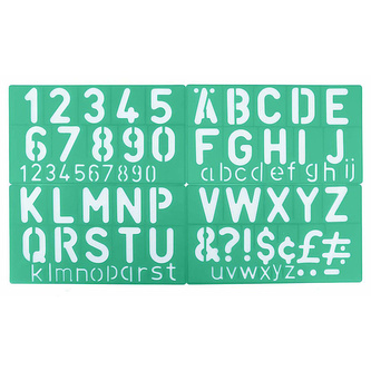 Linex, Šablona 8550, písmena 50 mm