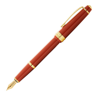 Cross, Plnicí pero Bailey light, (EF) extra tenký, glossy orange/gold