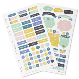 Filofax, Náplň Multi, samolepky Plánování, Osobní/A5