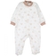 Kojenecký overálek, pyžámko, bavlna Teddy Baby - béžová, vel. 68; 68 (3-6m)