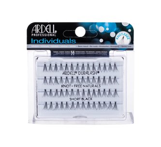 Ardell Individuals Umělé řasy Duralash Knot-Free Naturals 56 ks Short Black pro ženy