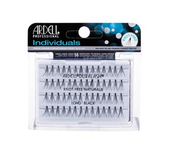 Ardell Individuals Umělé řasy Duralash Knot-Free Naturals 56 ks Long Black pro ženy