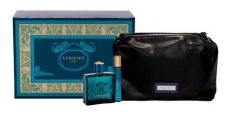 Versace Eros toaletní voda 100 ml + toaletní voda 10 ml + kosmetická taška