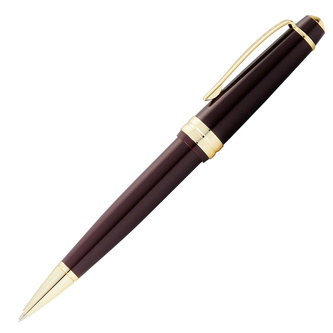 Cross, Kuličkové pero Bailey Light, glossy burgundy red/gold