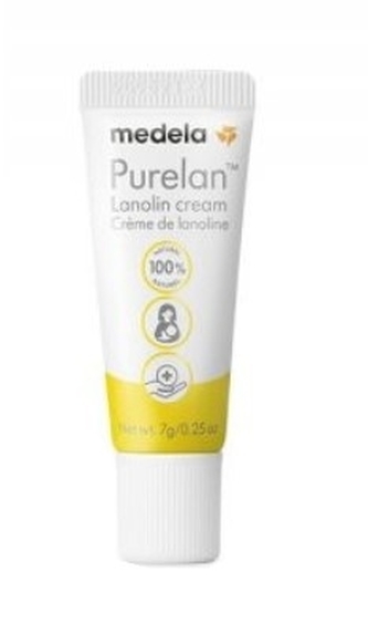 MEDELA Hojivý krém Purelan s lanolinem na bolavé bradavky, 7g