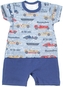 MBaby Bavlněné body s nohavičkami Retro Cars - jeans, vel. 62