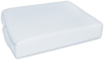 Nepromokavé prostěradlo do postýlky 120x60cm - sv. modrá, Baby Nellys; 120x60