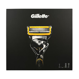 Gillette Fusion Proshield holicí strojek s jednou hlavicí 1 ks + gel na holení Fusion Proglide Sensitive Active Sport 170 ml + pouzdo na holicí strojek 1 ks