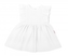 Lehké mušelínové šatičky pro holčičky, bílé, vel.  104; 104 (3-4r)