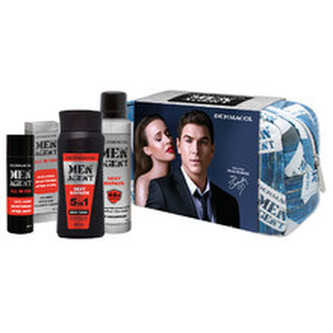 Dermacol Men Agent sprchový gel 5v1 250 ml + pleťová péče All In One 50 ml + antiperspirant 150 ml + kosmetická taška