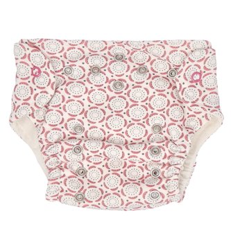 Mamatti Látková plenka EKO sada - kalhotky + 2 x plenka, vel. 5-14 kg, Rozeta; 5 - 14 kg