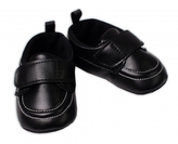 Kojenecké capáčky, botičky Boy YO!, na suchý zip, prošívané černé, vel. 9-15 m ; 74/80 (9-12m)