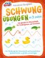 Motivations-Übungsheft! Schwungübungen ab 3 Jahren: Das geniale A4-Mitmachheft für Kindergarten und Vorschule zur Förderung der