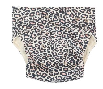Mamatti Látková plenka EKO sada - kalhotky + 2 x plenka, Gepardík, vel. 3 - 8 kg; 3 - 8 kg