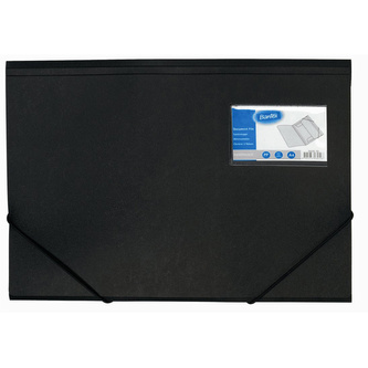Bantex, Tříchlopňové desky, PP pevný, A4, černá