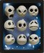 Proměňovací 3D obrázek Nightmare Before Christmas|Ukradené Vánoce: Výrazy Jacka (26 x 20 cm)