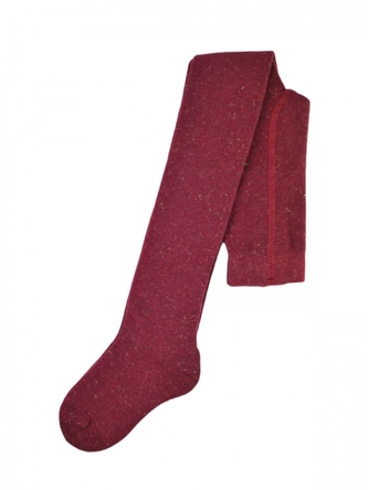 Dětské punčocháče se zlatým vláknem, Noviti, bordó, vel. 80/86; 80/86 (12-18m)