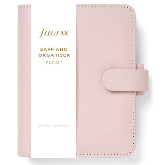 Filofax, Diář Saffiano, Kapesní, blush