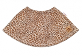 BABY NELLYS Dětská sukně Gepard - hnědá, vel. 86; 86 (12-18m)