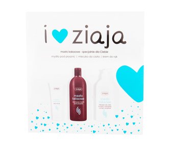 Ziaja Cocoa Butter krémové sprchové mýdlo 500 ml + tělové mléko 400 ml + krém na ruce 80 ml