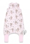 Spací vak s nohavičkami, oteplený, 103 cm, vel. M, Little Balerina - růžový; M (2,5r-6l)