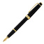 Cross, Plnicí pero Bailey light, (F) tenký, glossy black/gold