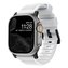 Nomad Rugged Strap, white/black - AW Ultra 2/1 49mm 9/8/7 45mm/6/SE/5/4 44mm/3/2/1 42mm