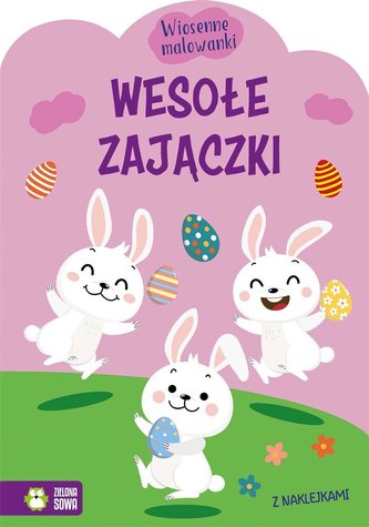 Wiosenne malowanki. Wesołe zajączki