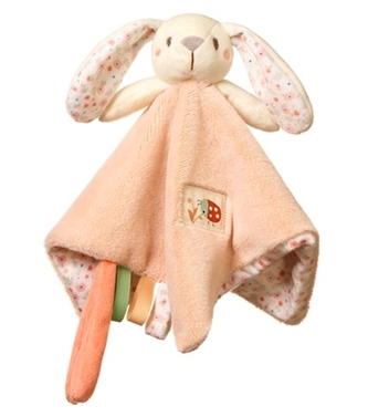 Přítulníček, mazlíček s chrastítkem, Baby Bunny. 25 x 25 cm Přítulníček, mazlíček s chrastítkem, Baby Bunny. 25 x 25 cm