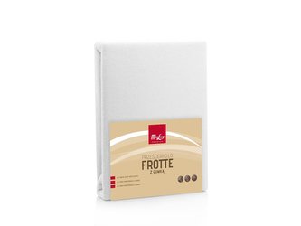 NAPÍNACÍ PROSTĚRADLO FROTTE100X200CM BÍLÉ