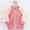 Kojenecká semišková mikina New Baby Suede clothes růžova - velikost 68 (4-6m)