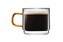 Vialli Design Sada 2 dvoustěnných espresso šálků, 80ml, AMBER 8579