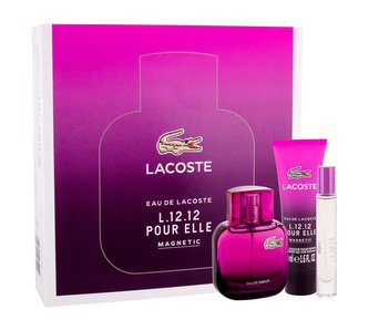 Lacoste Eau De Lacoste L.12.12 Pour Elle parfémovaná voda 45 ml + sprchový gel 50 ml + parfémovaná voda 7,4 ml