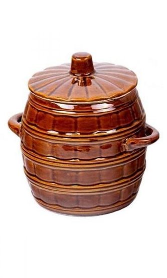 DURAmat Keramický soudek s poklicí 2,5l