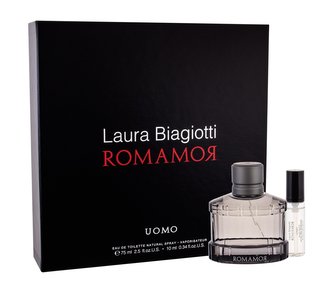 Laura Biagiotti Romamor Uomo toaletní voda 75 ml + toaletní voda 10 ml