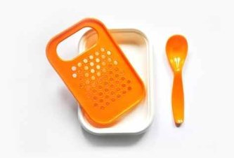 DURAplast Struhadlo MINI s miskou a lžíčkou