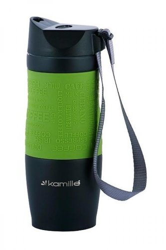 kamille Termohrnek 380ml, zelený_2052A