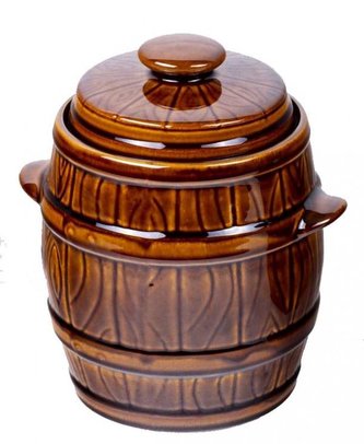 DURAmat Keramický soudek s poklicí,- farmařský  5l