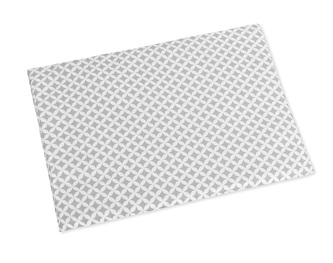 Polštářek pro kojence do postýlky - kosočtevrce - šedá, bílá - 42x32 cm - tenký