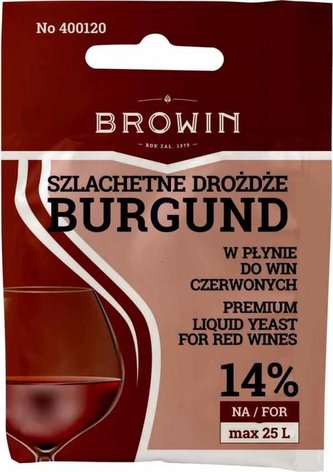 Browin Vinné kvasinky tekuté BURGUND 20ml - 14 %