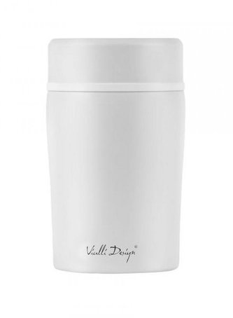 Vialli Design Termoska na jídlo, bílá, FUORI 7718, 500 ml