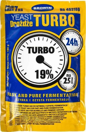 Browin Kvasinky Turbo Browin 180g 19% na 25 litrů