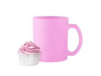 DURAmat Hrnek KIKI 300 ml, PINK Mat