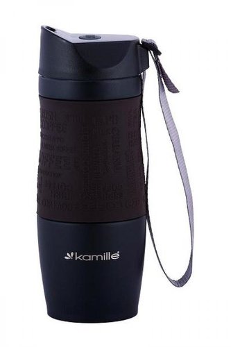 kamille Termohrnek 380ml, tmavě hnědý_2052A