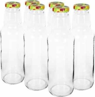 Browin Láhev na mošt 750 ml s barevným víčkem